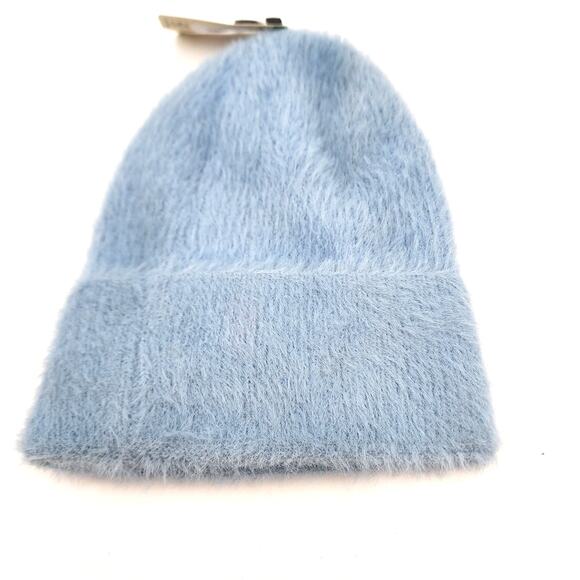 NEW! ALPINE Blue Fuzzy Beanie - Picture 2 of 5